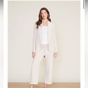 Barefoot dreams cream tan cozy warm chic lite circle cardigan